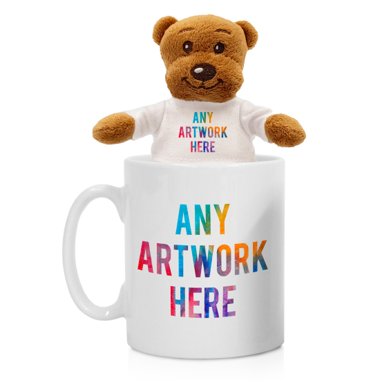 Printed Albert Bear & Mug Combo