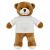 A small, blank sublimation soft toy teddy bear with a friendly expression on its face. The toy is made of high-quality materials and is perfect for children and adults alike