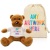 Printed Albert Bear & Drawstring Bag Combo