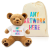 Printed Beatrice Bear & Drawstring Bag Combo