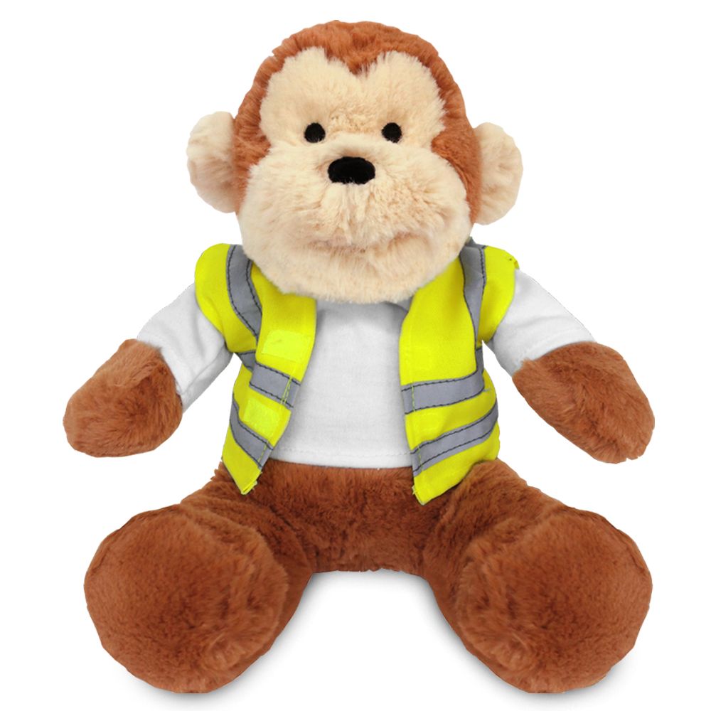 Monarch Print Ltd  Printed Soft Toy - Max Monkey Plush Toy