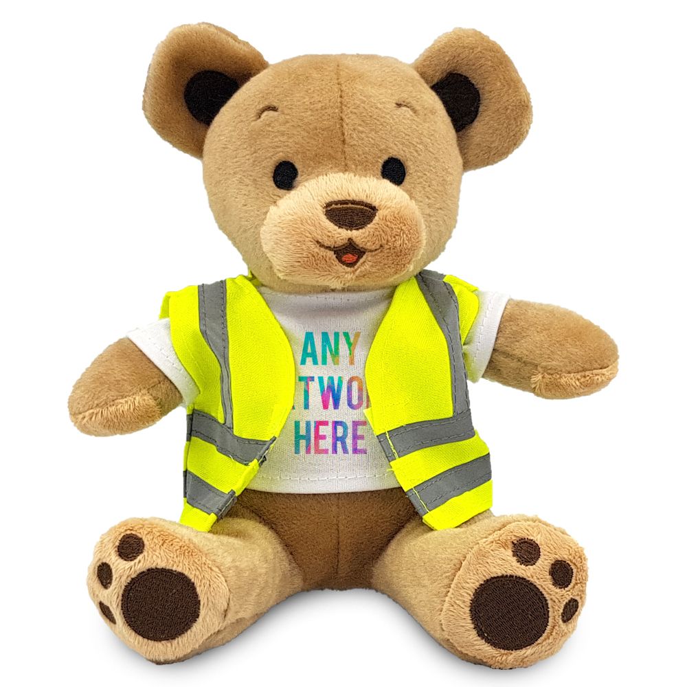 Monarch Print Ltd 17cm Beatrice Bear with Hi vis vest